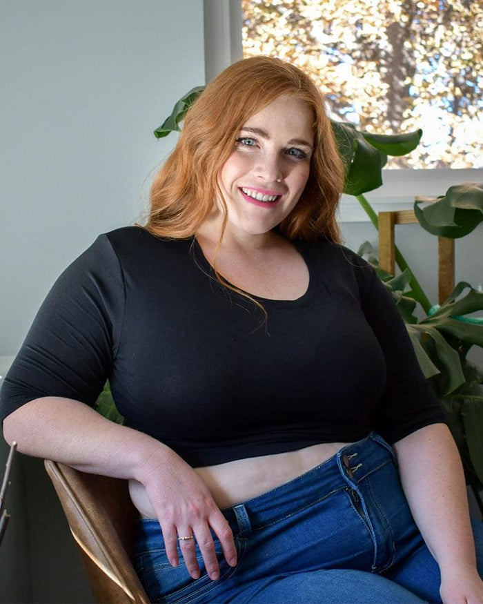 Crew Neck Elbow Sleeve Halftee Layering Top HALFTEE Layering Fashions- Tilden Co.