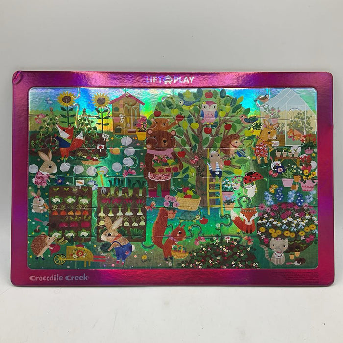 Crocodile Creek Lift & Play Cardboard Puzzle