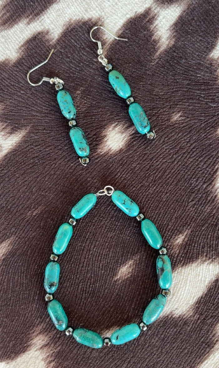 Dark Turquoise Two Piece Set