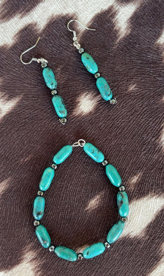 Dark Turquoise Two Piece Set