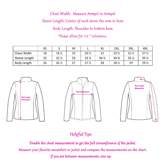 Delta Delta Delta Fleece Zip Cadet Jacket