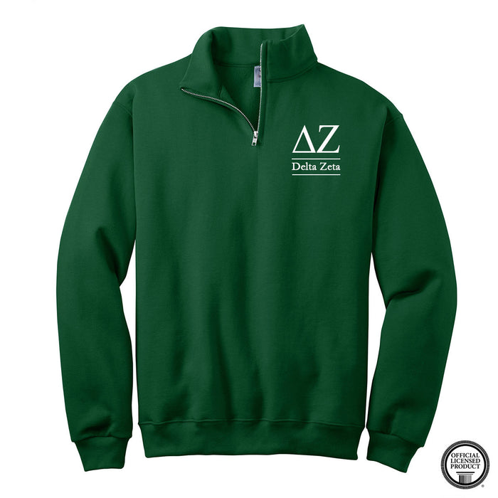 Delta Zeta Quarter Zip Pullover