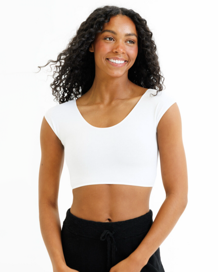 Demi Tee XS / White XS White Tees Downeast- Tilden Co.