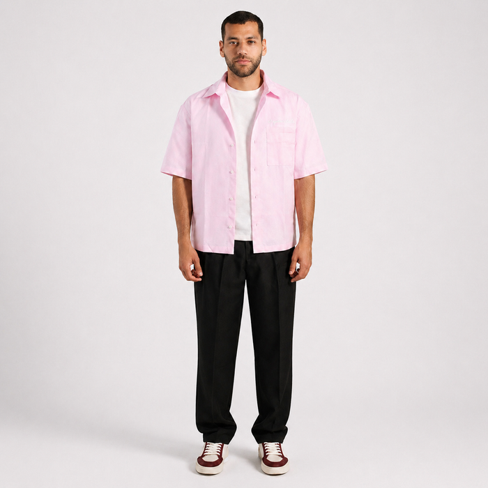 Denjoe Short Sleeve Linen Shirt Boxy Fit
