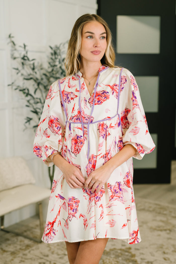 Destination Unknown Floral Dress Midi Dress Ave Shops- Tilden Co.