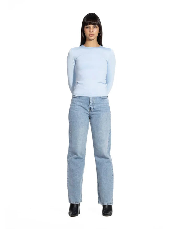 Diss & Miss Long Sleeve Crew Neck Top 1