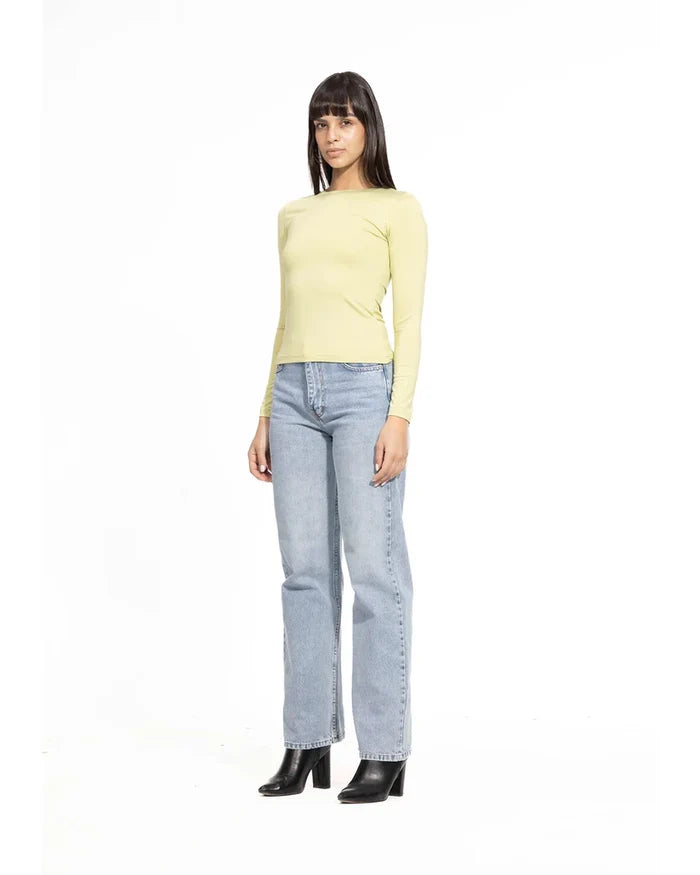 Diss & Miss Long Sleeve Crew Neck Top 1