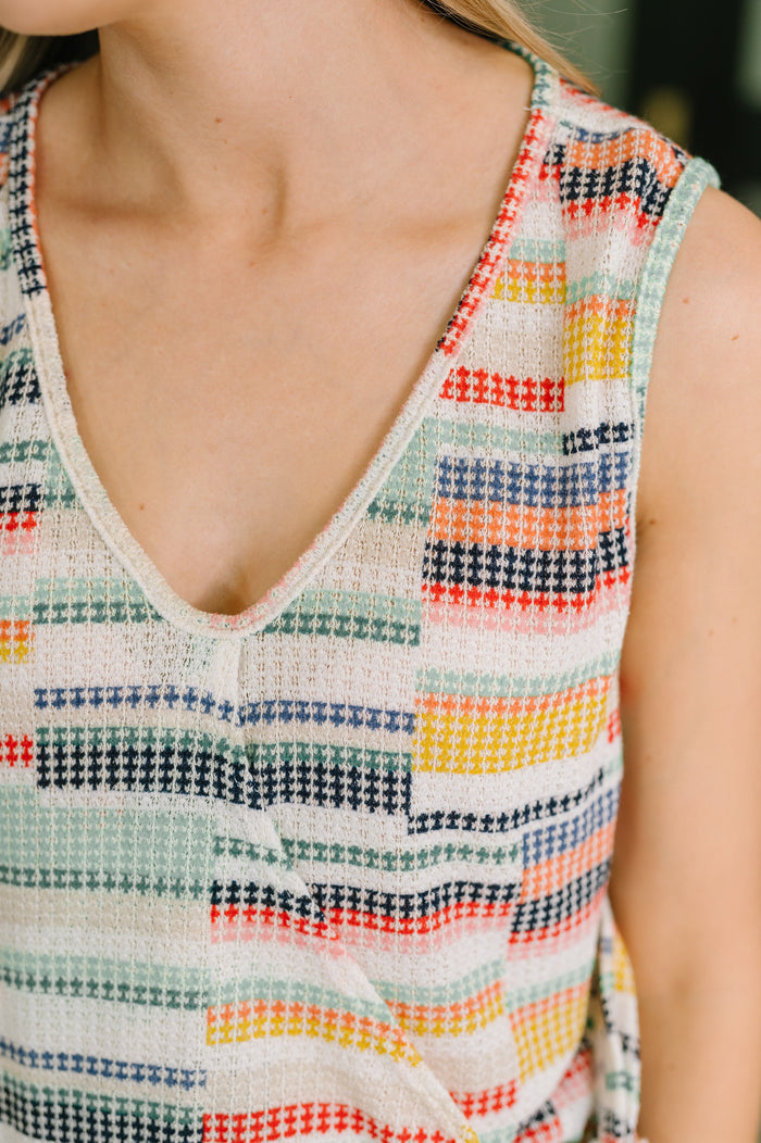 Do Ya Step V-Neck Tank Tops Ave Shops- Tilden Co.