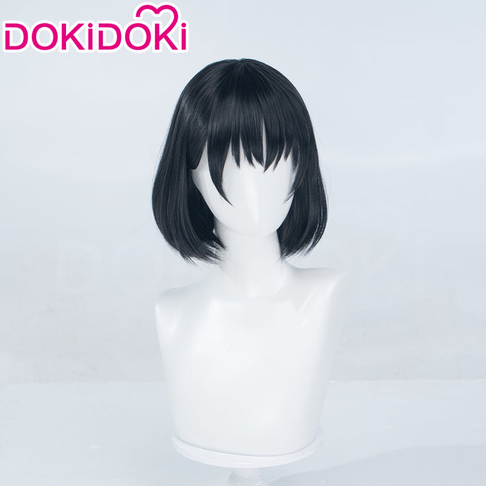 DokiDoki Anime Goodbye Lara Cosplay Mari Otsu Wig Short Straight Black Hair