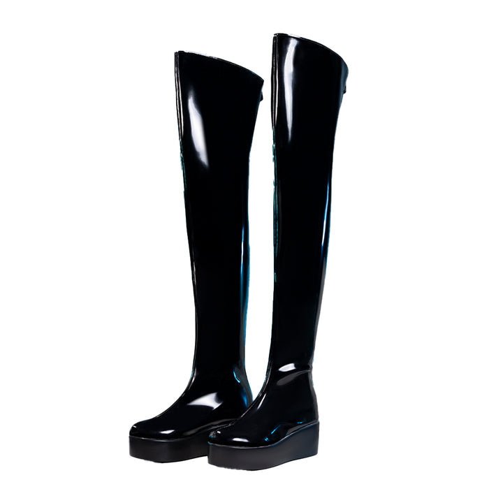 DokiDoki Cosplay Shoes Magic Black Long Boots