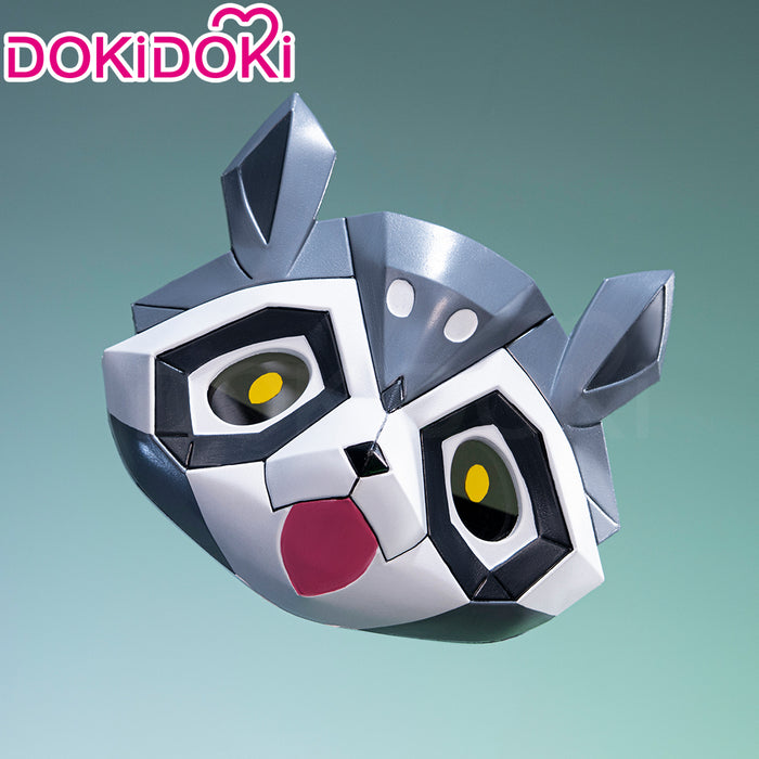 DokiDoki Game Honkai: Star Rail Cosplay Trailblazer Caelus / Stelle Prop Raccoon Elation Mask Planarcadia