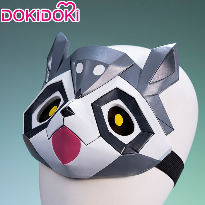DokiDoki Game Honkai: Star Rail Cosplay Trailblazer Caelus / Stelle Prop Raccoon Elation Mask Planarcadia