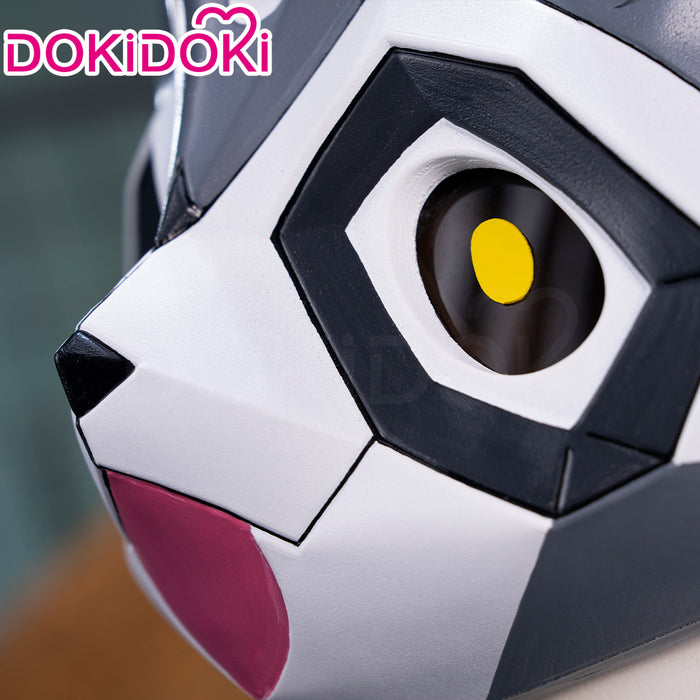 DokiDoki Game Honkai: Star Rail Cosplay Trailblazer Caelus / Stelle Prop Raccoon Elation Mask Planarcadia