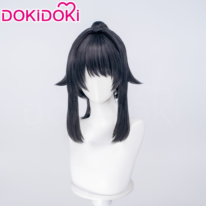 DokiDoki Game Yandere Simulator Cosplay Ayano Aishi Wig Long Curly Black Hair