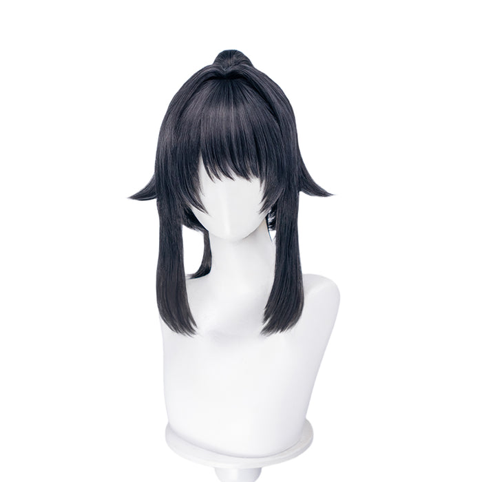 DokiDoki Game Yandere Simulator Cosplay Ayano Aishi Wig Long Curly Black Hair