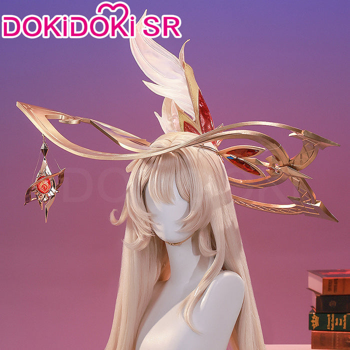 DokiDoki-SR Game Genshin Impact Cosplay Alice Hat  Song of the Welkin Moon “ A ” Nod Krai