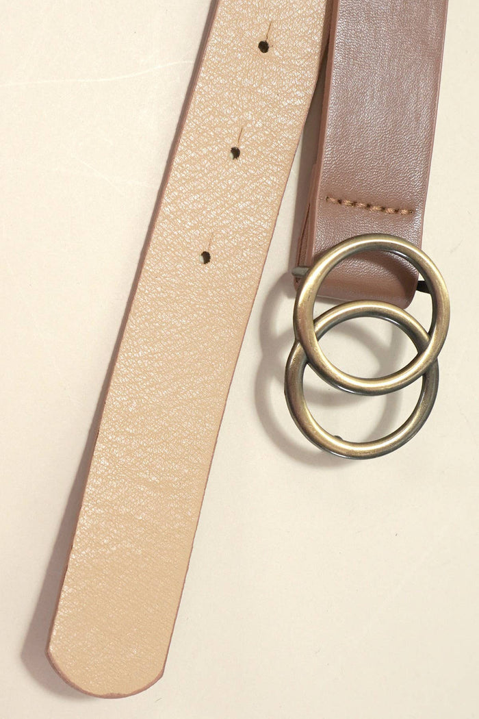Double O Buckle Belt JOSSLYN by wall to wall- Tilden Co.