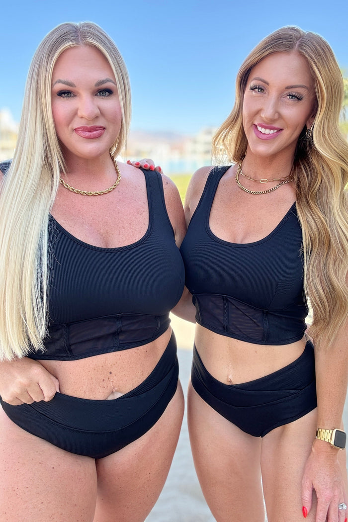 Down the Block, On A Beach Two Piece Swimsuit Two Piece Swimsuit Ave Shops- Tilden Co.