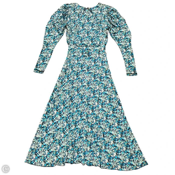 Dress Casual Maxi By Rotate In Blue & Green, Size: S