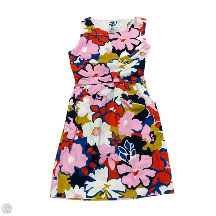 Dress Casual Midi By Anthropologie In Floral Print, Size: Xs