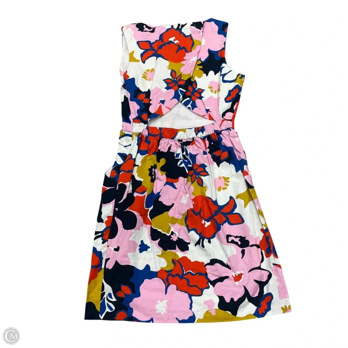 Dress Casual Midi By Anthropologie In Floral Print, Size: Xs