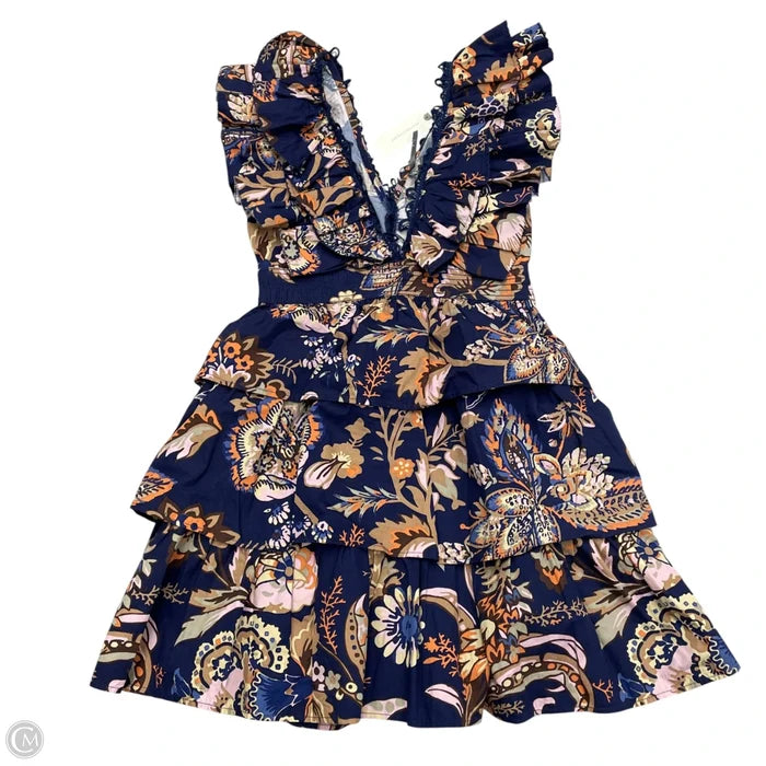 Dress Casual Short By Anthropologie In Navy, Size: Xxs