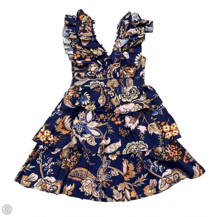 Dress Casual Short By Anthropologie In Navy, Size: Xxs