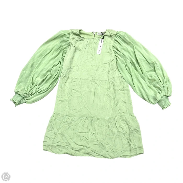 Dress Designer By Alice + Olivia In Green, Size: S