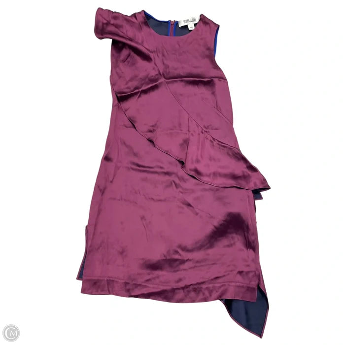 Dress Designer By Diane Von Furstenberg In Purple, Size: Xs