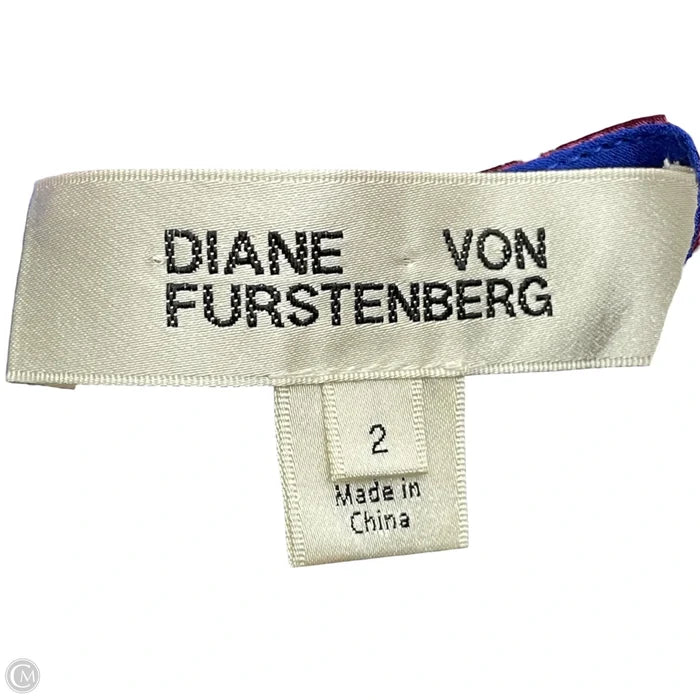 Dress Designer By Diane Von Furstenberg In Purple, Size: Xs
