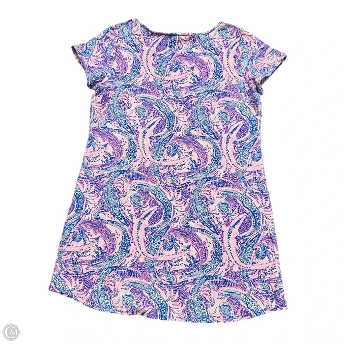 Dress Designer By Lilly Pulitzer In Blue & Pink, Size: Xl