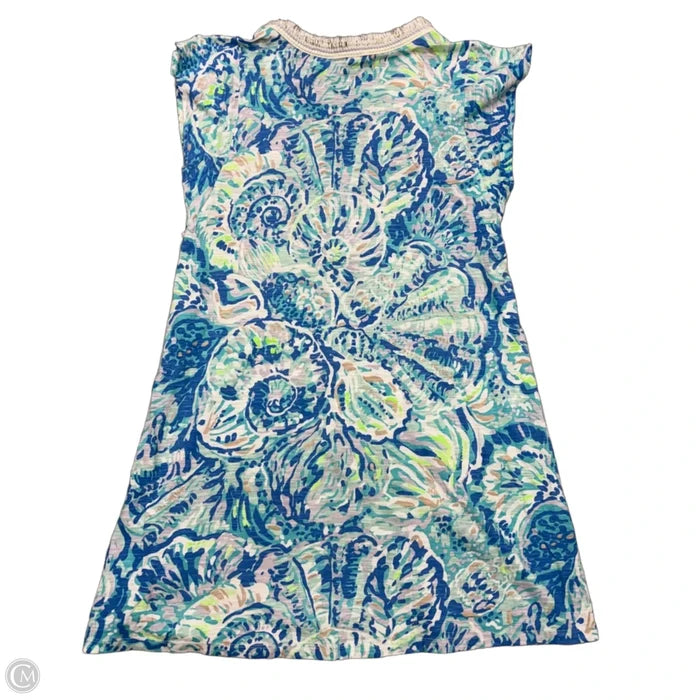 Dress Designer By Lilly Pulitzer In Blue & White, Size: M