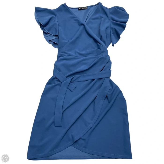 Dress Party Midi By Oten In Blue, Size: 2x