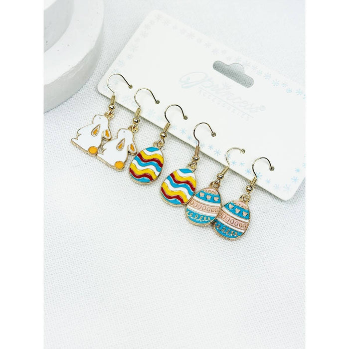 Easter Egg Dangle Earrings Love and Repeat- Tilden Co.