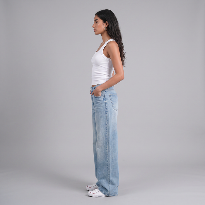 Eighties Wide Leg Jeans