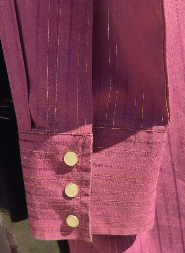 Ely Cattleman Maroon Sparkle Pearl Snap
