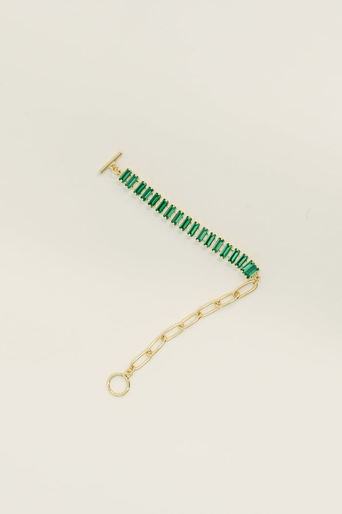 Esmeralda Toggle Bracelet in Green Bracelet Ave Shops- Tilden Co.