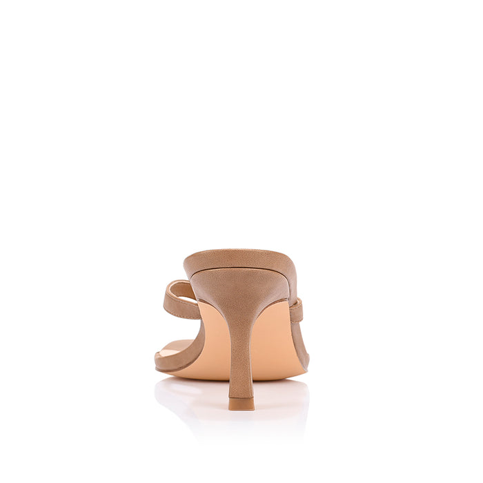 Essence Heeled Thongs - Biscuit