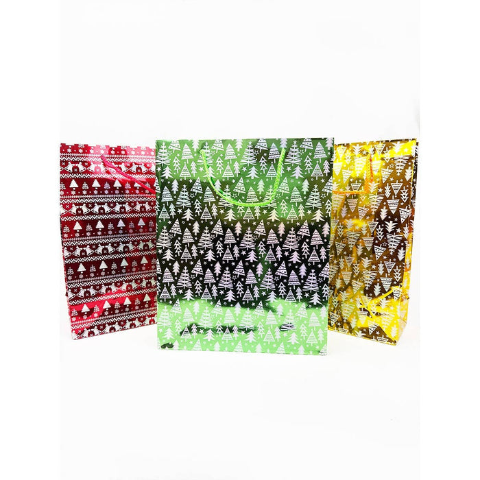 Fancy Holographic Christmas Gift Bag Love and Repeat- Tilden Co.