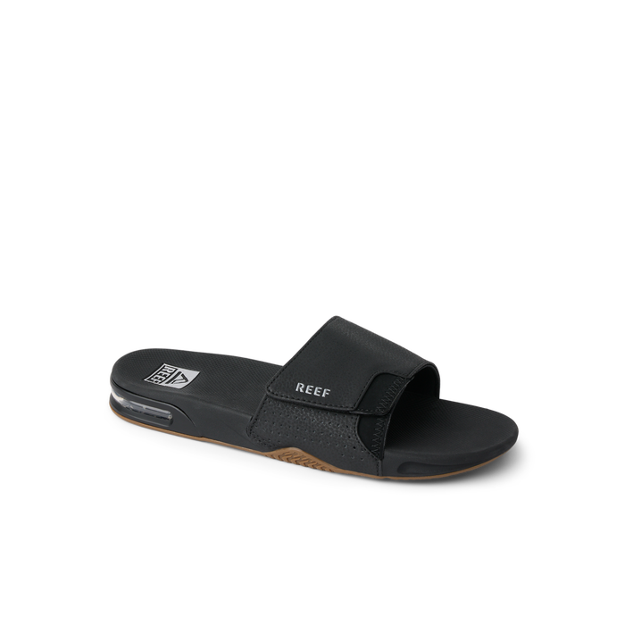 Fanning Slide - Black/Silver - Main View