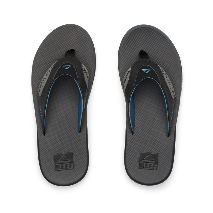 Fanning - Grey/Light Blue - Top View