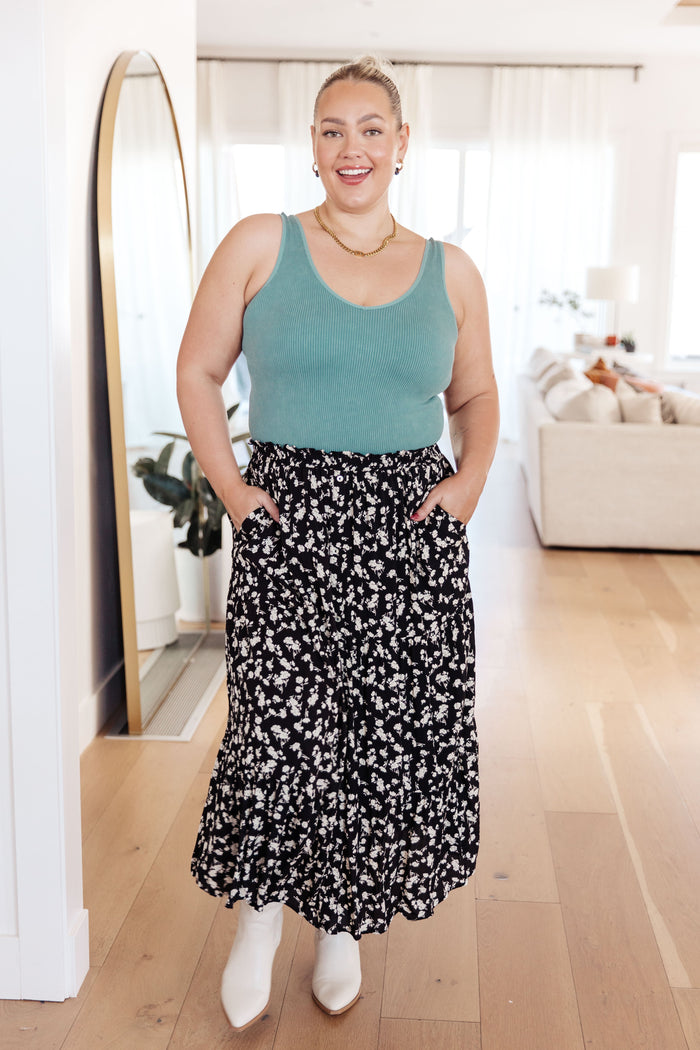 Fielding Flowers Floral Skirt Bottoms Ave Shops- Tilden Co.