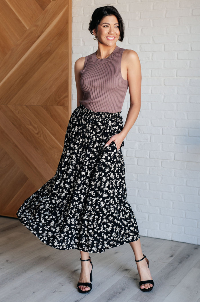 Fielding Flowers Floral Skirt Bottoms Ave Shops- Tilden Co.