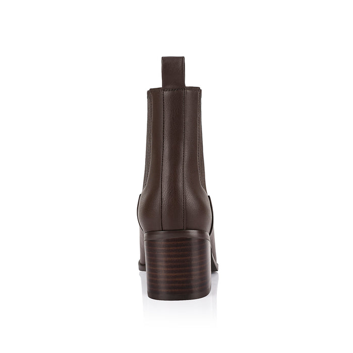 Fillipin Chelsea Ankle Boots - Chocolate Brown