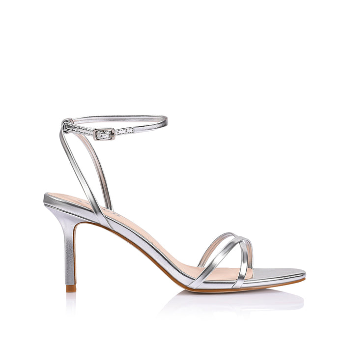 Flo Strappy Sandals - Silver