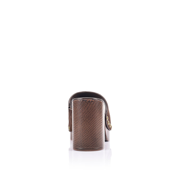 Frankie Clogs - Chocolate Brown Micro
