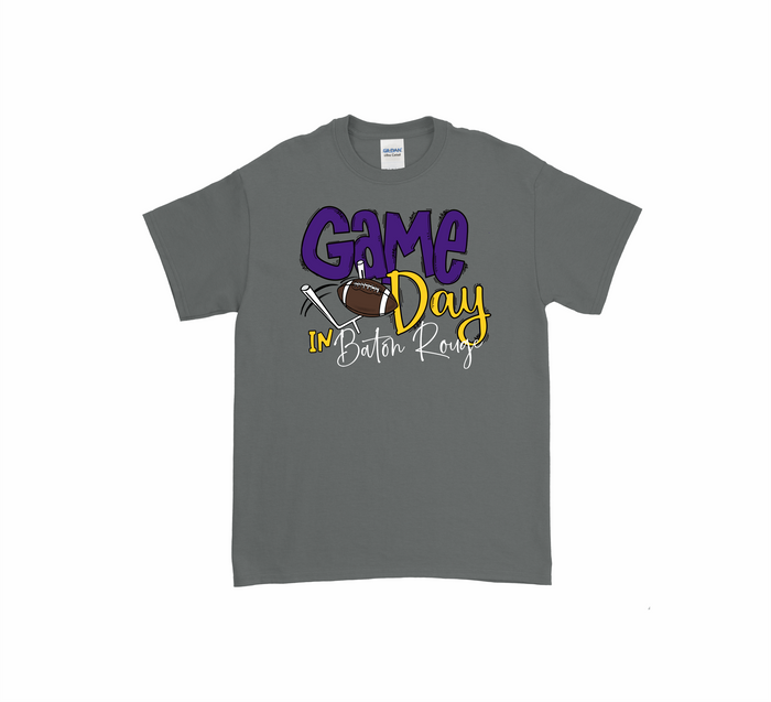 Game Day Tee - LSU - Premium T-Shirts from Pat's Monograms - Just $22! Shop now at Pat's Monograms