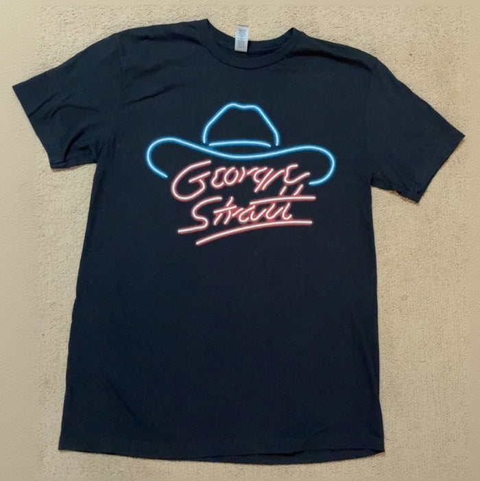 George Strait Neon T-Shirt Medium