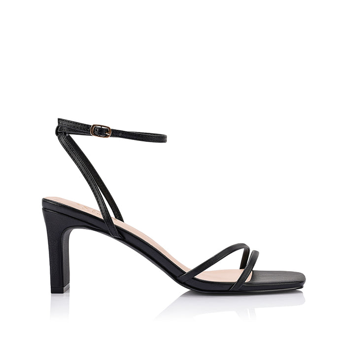 Gilbert Block Heel Sandals - Black