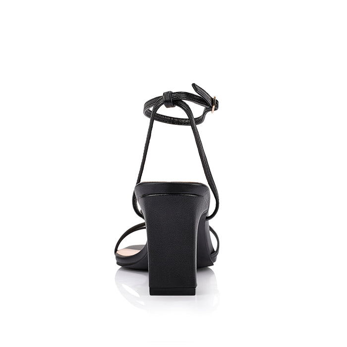 Gilbert Block Heel Sandals - Black